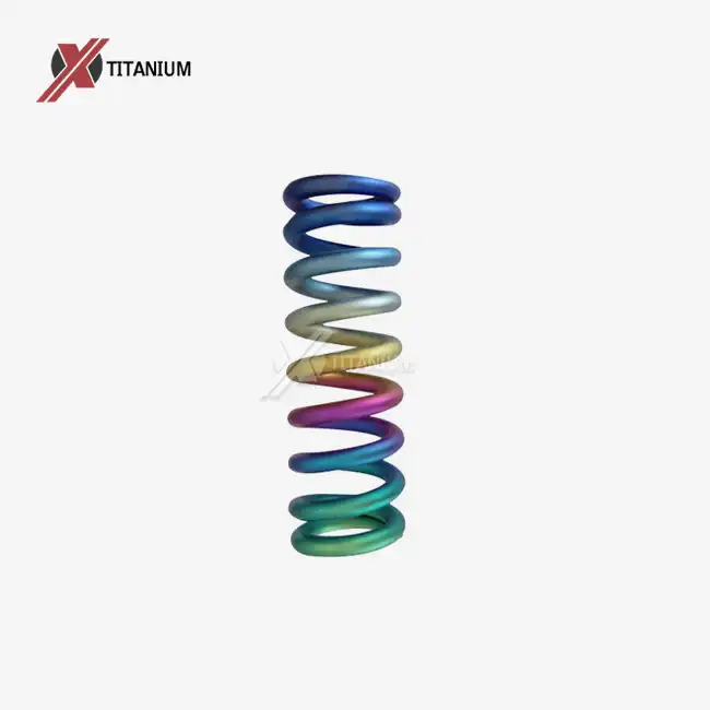 What are the benefits of titanium spring over steel springs?
